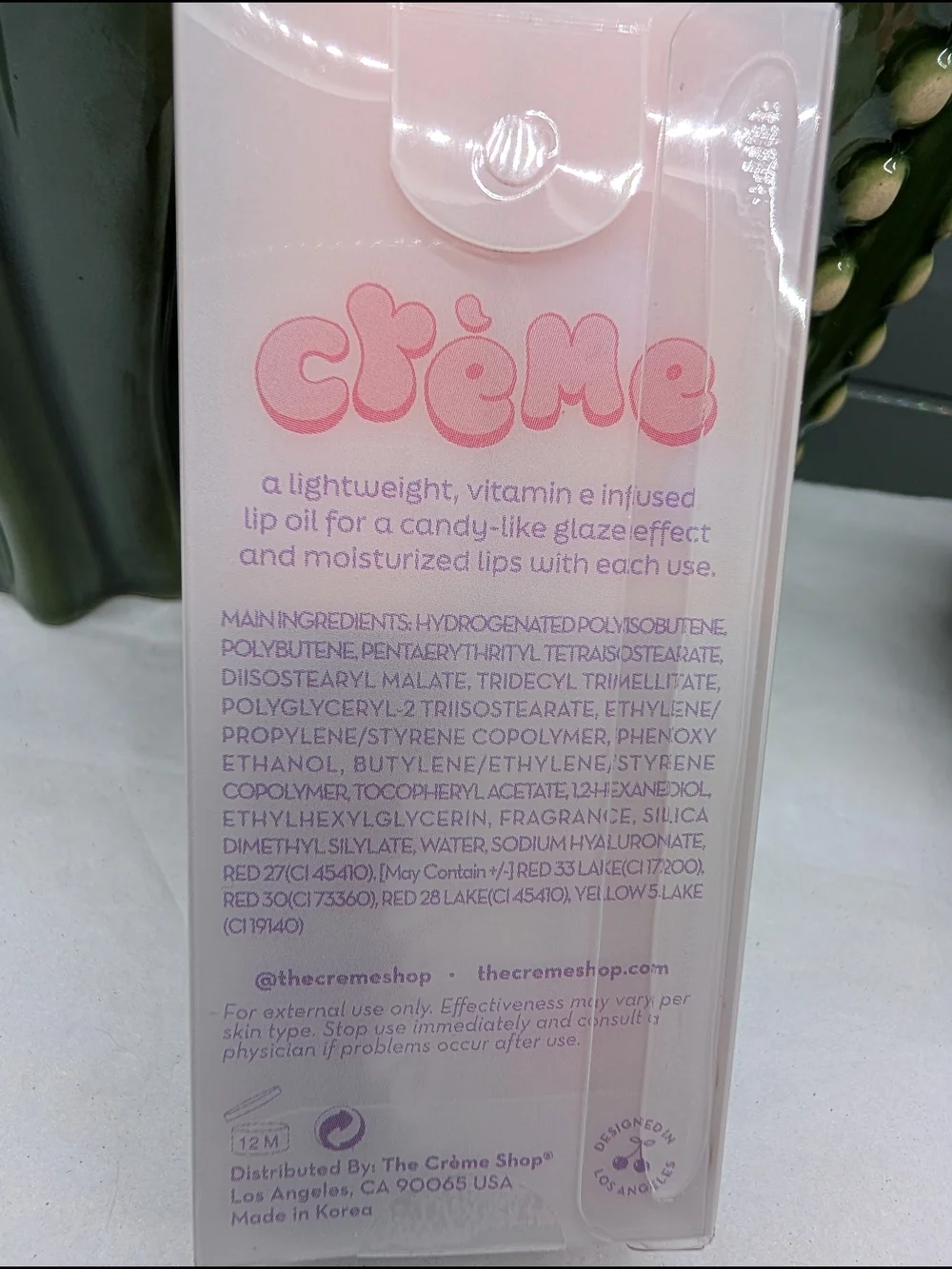 Crème Tinted Lip Oils Duo - Pink & Plum